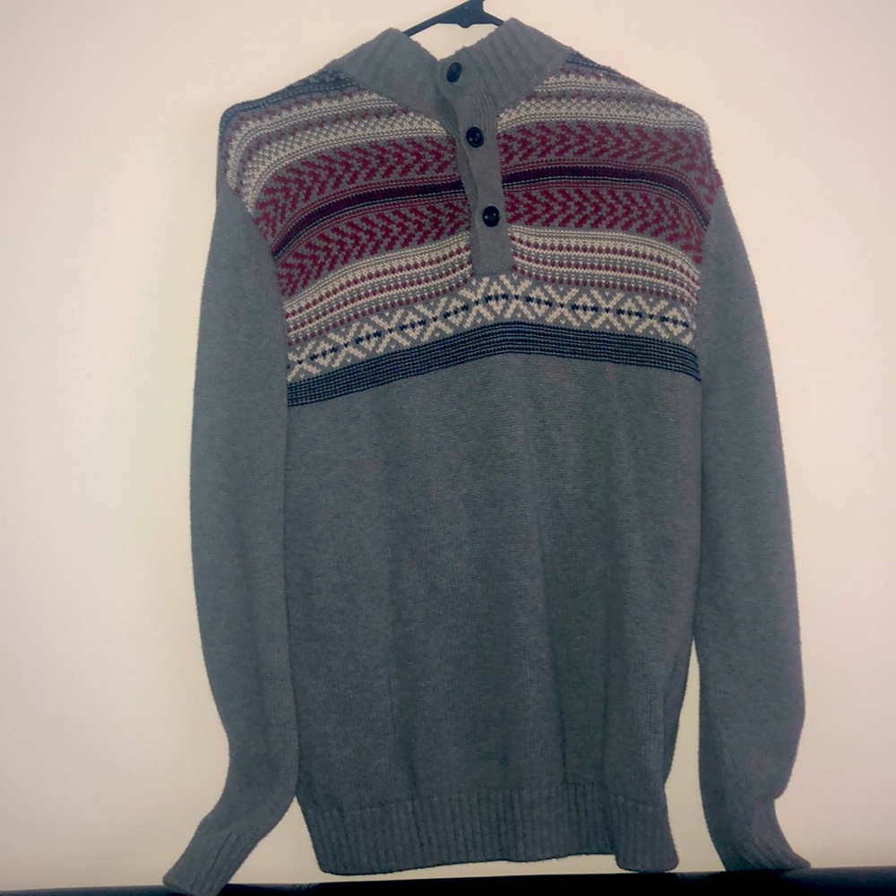 Chaps Grey Sweater